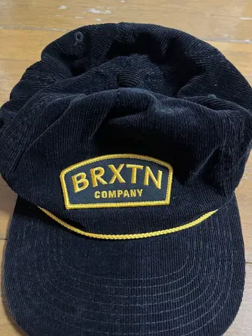BRXTN 코듀로이 캡 블랙