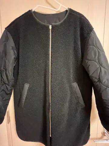 RAY beams 보아 퀼팅 자켓 블랙