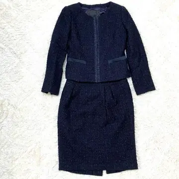 새상품급! 언타이틀! 노카라! 트위드 수트 셋업