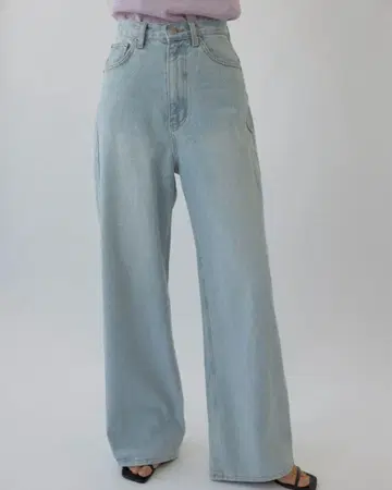 Wide Loose Jeans_Light Blue