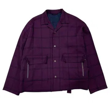 [ 스튜디오스 ] 새상품급 블루종 자켓 아우터 체크 M 사이즈