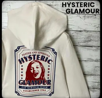 HYSTERIC GLAMOUR 화이트 집업 후드티