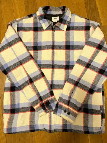 OBEY 체크 무늬 자켓 M 사이즈