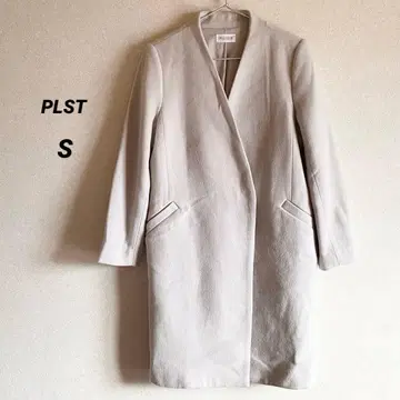 플라스테 노카라 울 코트 라이트 그레이 S