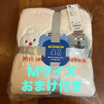 퍼펫 순순 GU 마쉬멜로우 필 라운지 세트 새상품 M 덤 포함