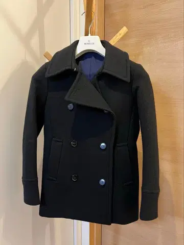 드로어 Drawer 피코트 P코트 블랙 38 하프코트