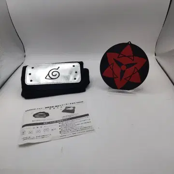 NARUTO 초절정 냉감 이마 밴드 쿨러 타월 사륜안 코스터 세트