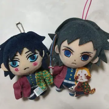 귀멸의 칼날 키체인 마스코트 라스칼 콜라보 토미오카 기유 세트