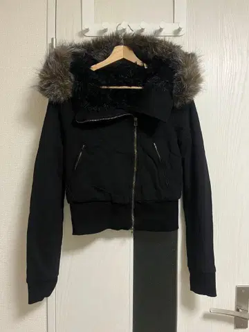 헤이세이 갸루 y2k 자켓 퍼 후디 짧은 크롭 자켓