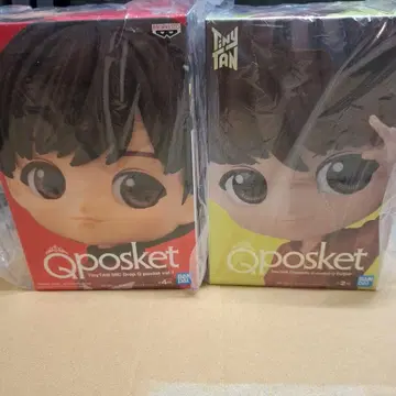 [ 2개 세트 ] BTS jhope Tiny Tan Qposket 피규어