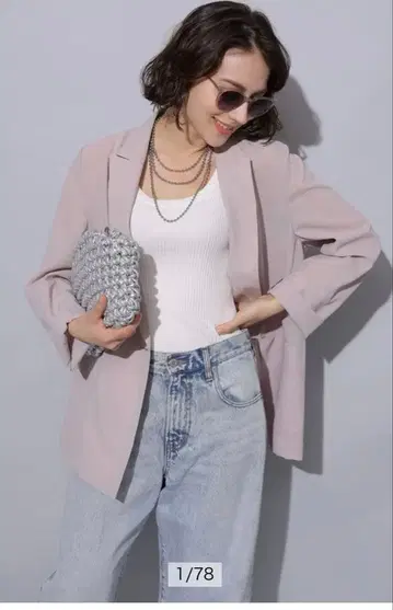 Arpege story 시어 재킷