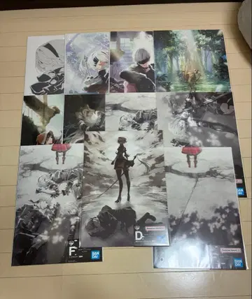 NieR:Automata 제일복권 D상 F상 클리어 포스터 세미 컴플리트