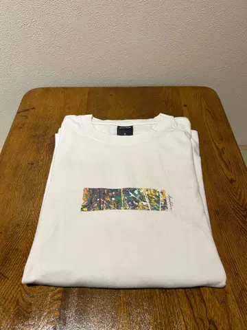 APPLEBUM 컬러풀 아트 프린트 T셔츠