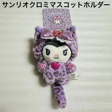 산리오 갸루 고양이 마스코트 홀더 쿠로미