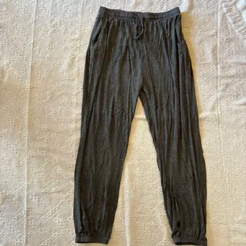 스웨트 팬츠 조거 팬츠 릴랙스 핏 다크 그레이 롱 바지