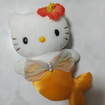 헬로키티 머메이드 인어 봉제 인형 레트로