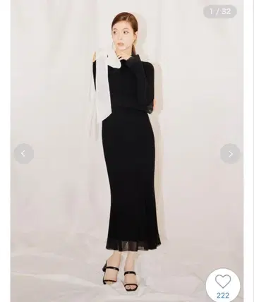 SNIDEL 숄더 리본 아지메 니트 원피스 eimy Darich