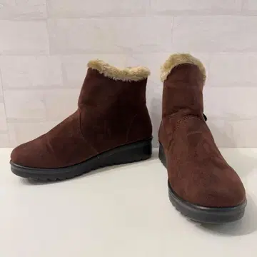 여성용 윈터 부츠 23.5cm 숏부츠 방한 보온 미끄럼 방지