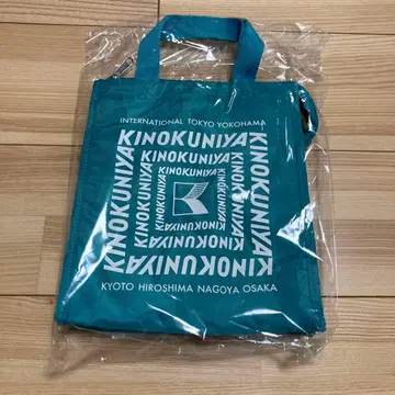 [ 미사용 새상품 ] 기노쿠니야 사쿠라 팬더 런치 보냉백 그린