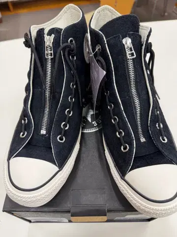 컨버스 100주년 스웨이드 지퍼 하이컷 스니커즈