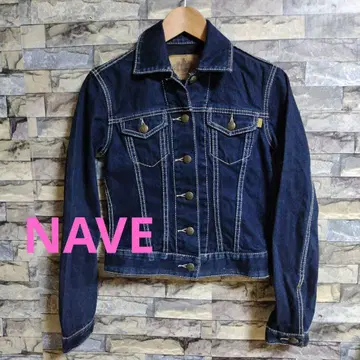 NAVE 다크 블루 크롭 데님 자켓 G 사이즈 2
