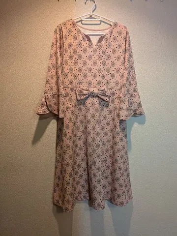 앤드러브 원피스 스트레치 소재 부드러운 핑크 새상품, 미사용, 택 포함