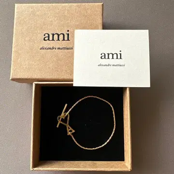 AMI DE COEUR 체인 팔찌 골드 사이즈2