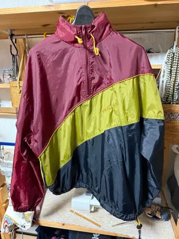 90's 리복 하프 지퍼 나일론 자켓