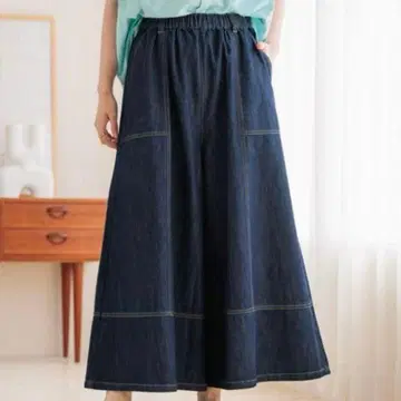 스튜디오 클립 데님 스카초 L