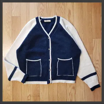 El mar 니트 가디건 래글런 슬리브 FREE