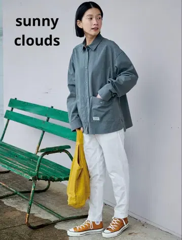 써니클라우드 커버올 셔츠 카키
