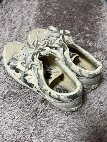 VANS 카모 패턴 스니커즈 USA제