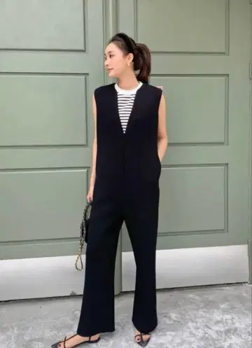 벌스데이 바쉬 DIANA V NECK 올인원 셋업