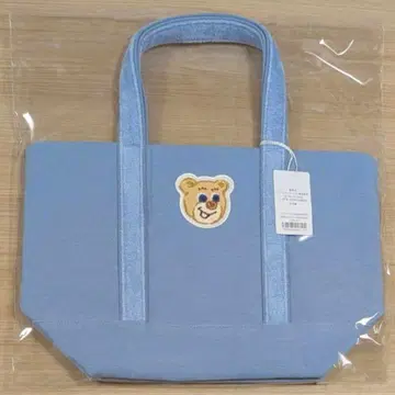 [ 미개봉 ] 올드 테디 와펜 토트백 라이트 블루 소