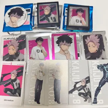 괴수 8호 나루미 겐 캔뱃지 키링 마그넷 거울 베스야