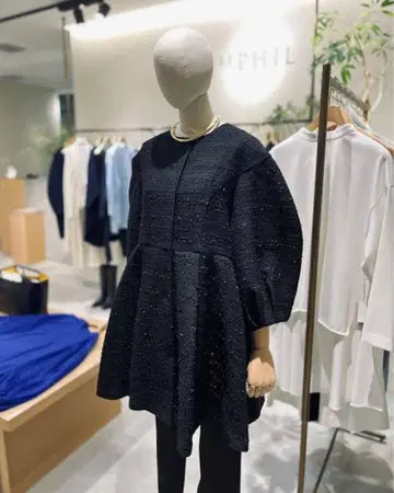 [ 미사용 ] LE PHIL 트위드 코트 자켓