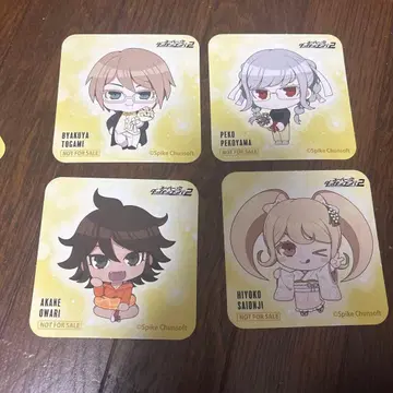 단간론파 2 캐릭터 코스터 세트 goodspoon 콜라보 카페