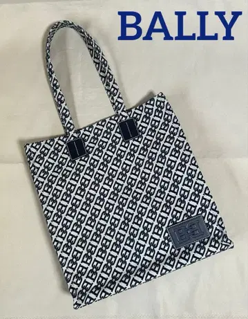 BALLY 발리 토트백 캔버스 발리 로고
