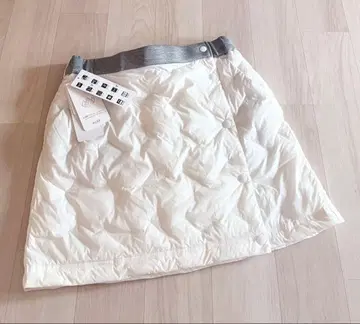 미사용 새상품 adabat 아다바트 발수 가공 허리밴딩 랩 스커트 M