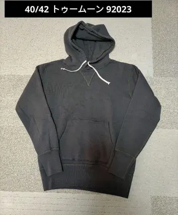 40/42 투문 two moon 후드티 후디 차콜