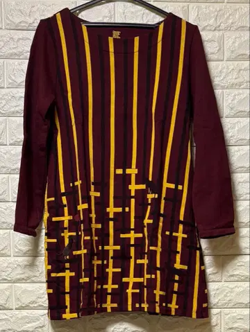 그라니프 스트라이프에 고양이 패턴 튜닉