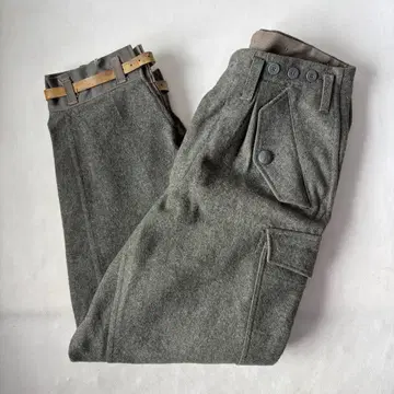 빈티지 스웨덴군 M-58 울 카고 팬츠 밀리터리 60s