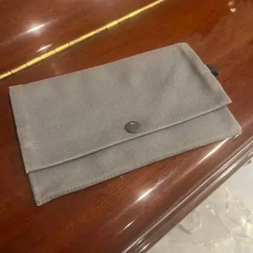 이치자와 캔버스 그레이 캔버스 접이식 지갑