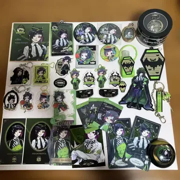 트위스테 릴리아 반 루즈 캔 배지 아크릴 키링 세트