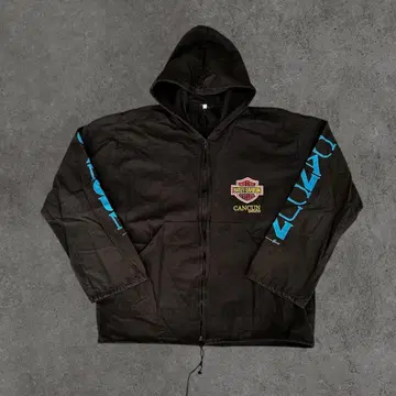 [ 레어 ] 90s 할리데이비슨 비치 지퍼 후드티 세퍼레이트 포켓