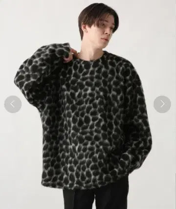 [ HARE ] 레오파드 무늬 니트