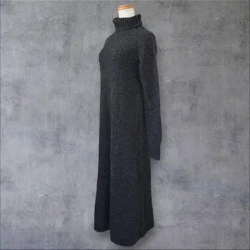 새상품급 슬로브 이에나 CASADEL 터틀 플레어 원피스