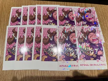 닌타마 란타로 산리오 AMOCafe 최애 파샤 카드 타무라 미키에몬 세트