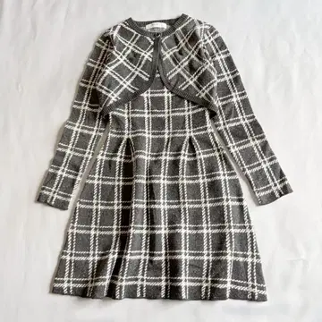 새상품급 하립투 Pantheon Checked Knit Dress S