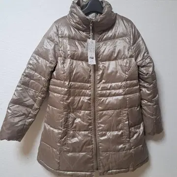 BELLE MAISON 펄 베이지 다운 자켓 L